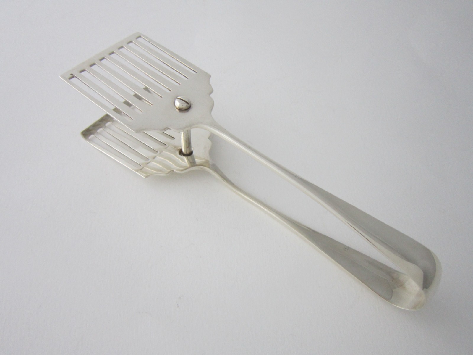 Antique Sterling Silver Asparagus/Serving Tongs – 1931 by Harrison Bros & Howson