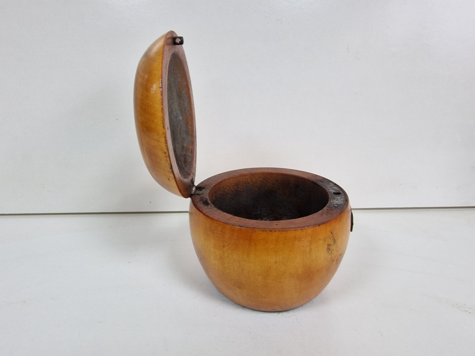 Vintage Apple Tea Caddy