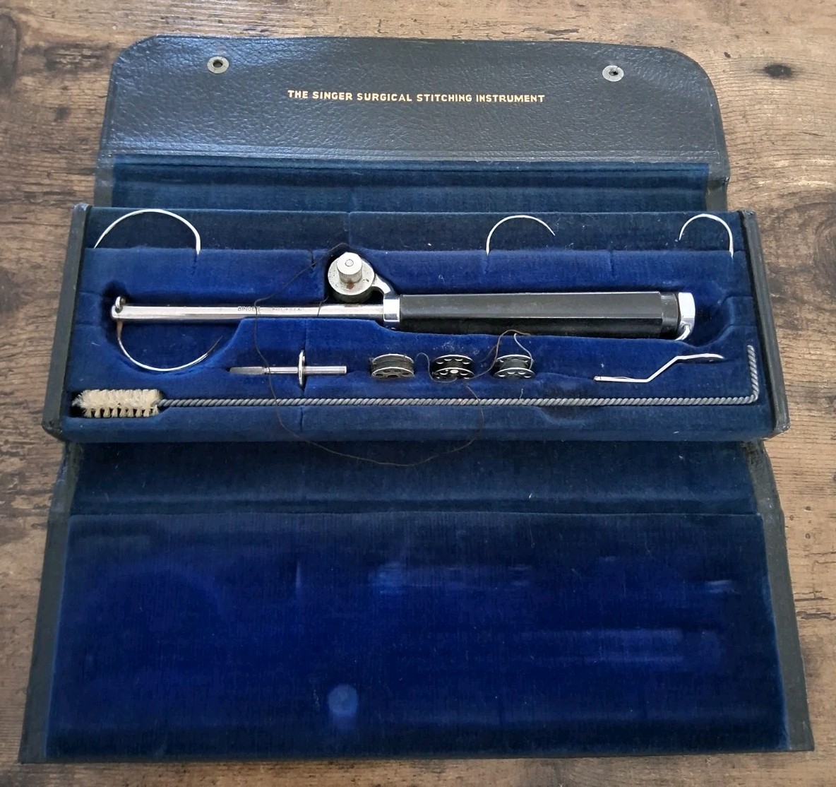 Vintage Singer Medical Surgical Stitching Instrument Hospital Doctor Surgeon