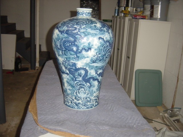 Large Chinese Vase (24″h)