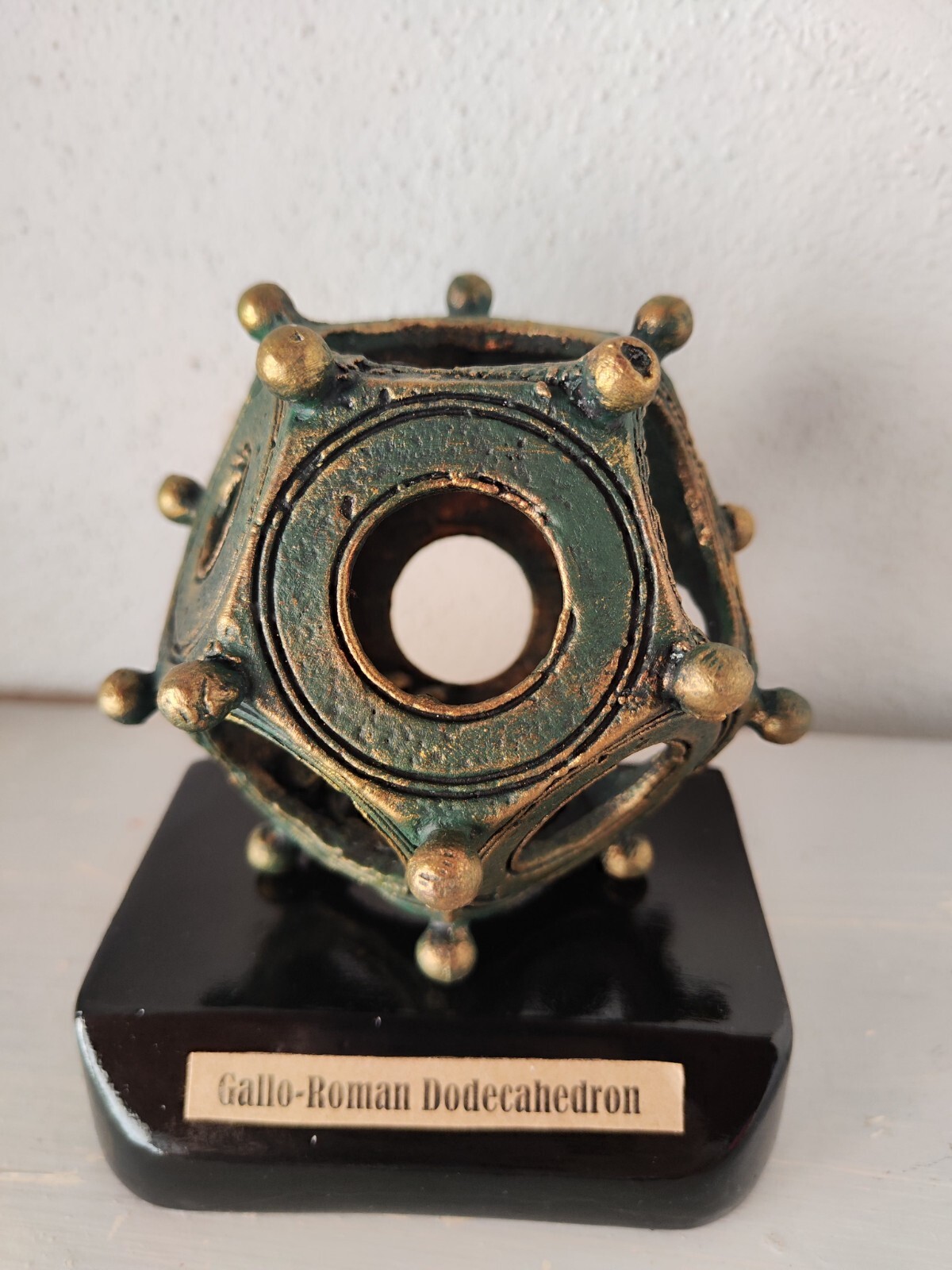 Roman Dodecahedron Replica Metal Version (9-9.5 cm)