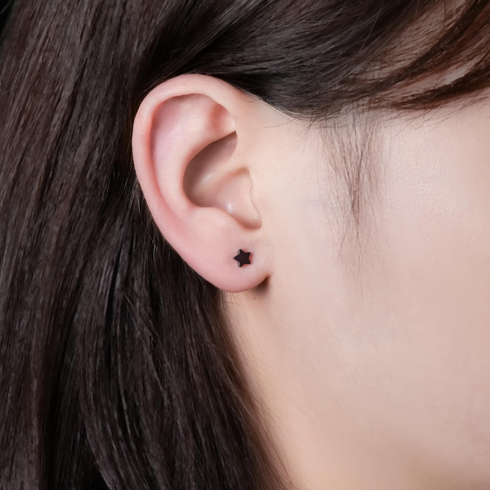 limerencia Titanium Flatback Earrings Hypoallergenic Heart/Star Screw Back St…