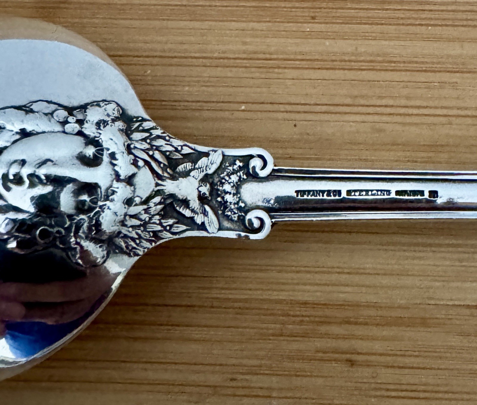 TIFFANY OLYMPIAN STERLING 7 7/8” GUMBO SOUP SPOON CRISP OLD ONE BEAUTIFUL 3.1ozt