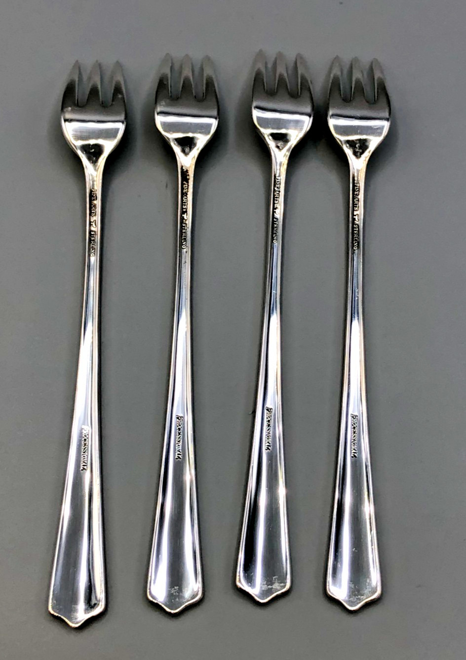 Processional- Fine Arts / International Sterling set of 4 Cocktail Forks