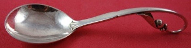 Ornamental #21 by Georg Jensen Sterling Silver Sauce Ladle 5 1/4″