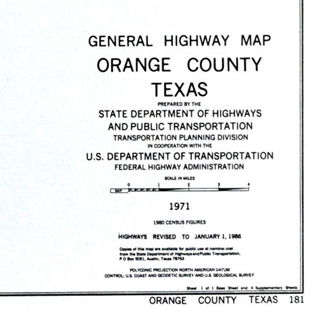 Texas Map Orange County Vidor Bridge City Pinehurst Sabine Lake Neches River TX