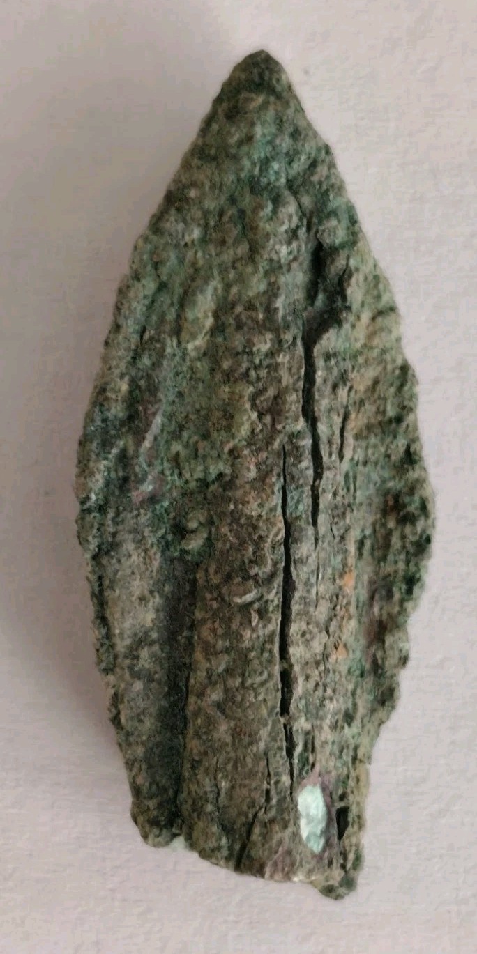 RARE ANCIENT GREEK ARCHAIC BRONZE LEAF-SHAPED ARROWHEAD 800-600 B.C. War Relic