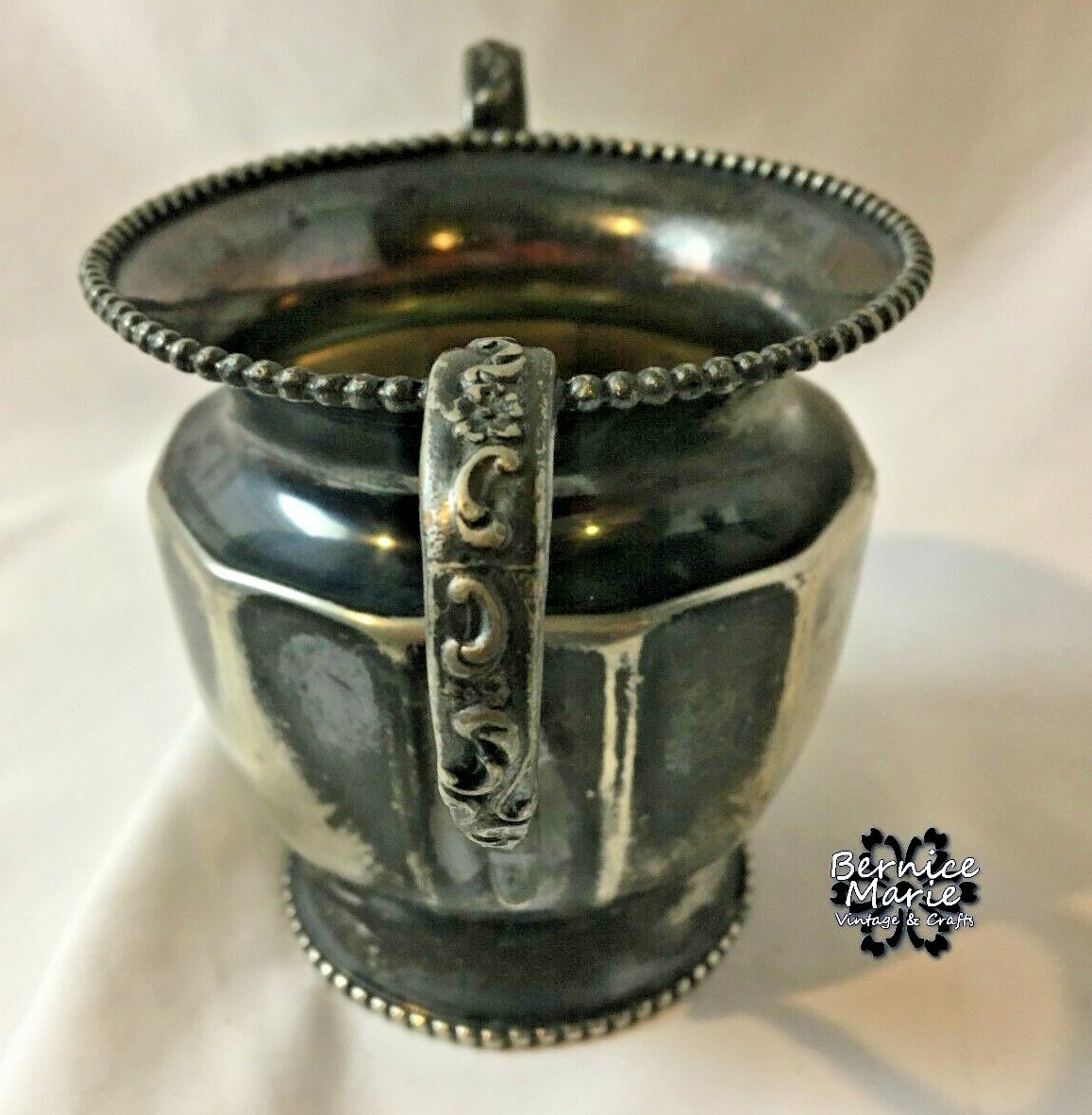Van Bergh Quadruple Silver Plate Tea Set Antique 1800’s 4 Pc