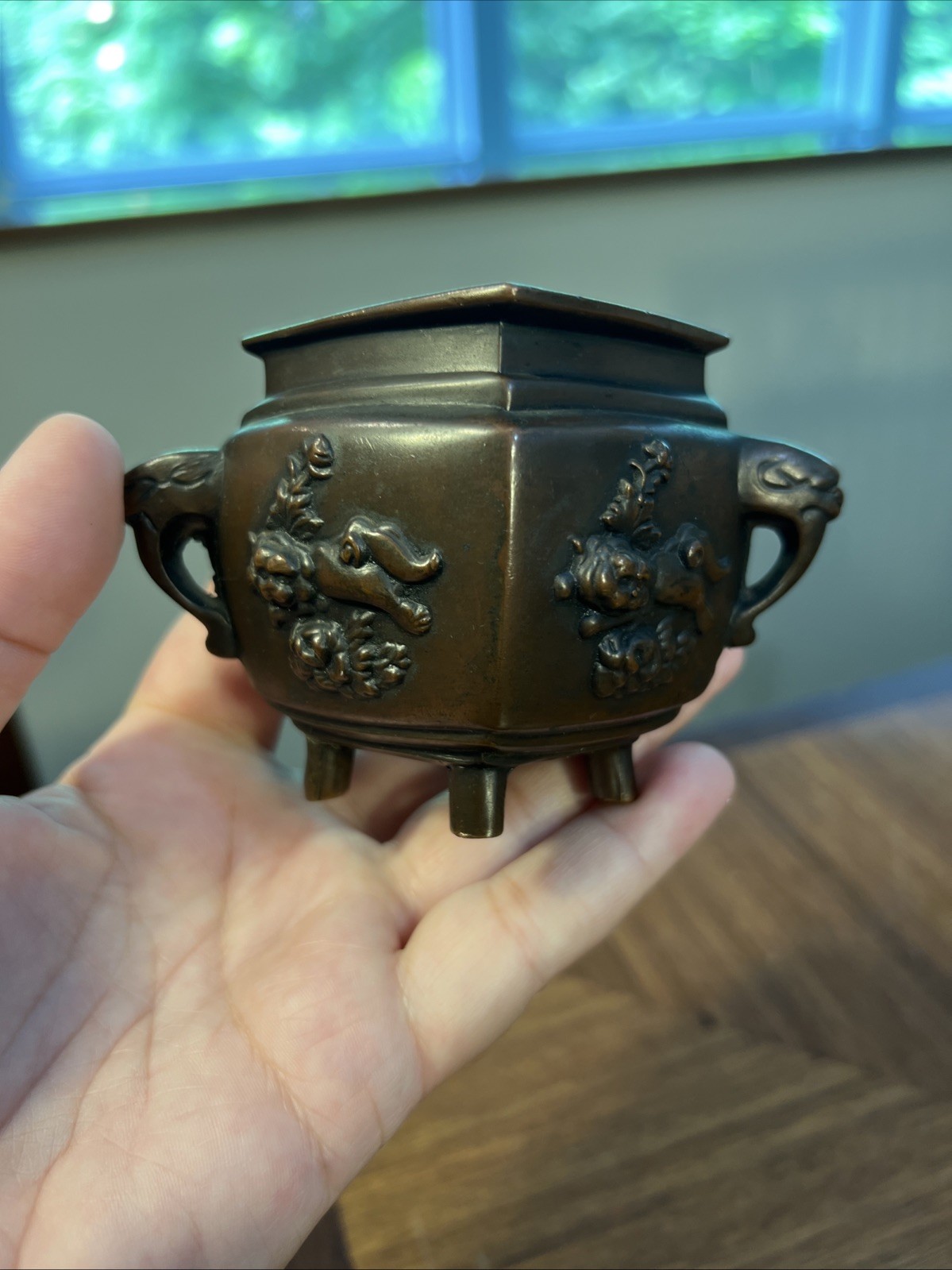 Antique Jennings Brothers Chinoiserie Incense Burner No. 2083 Circa 1900