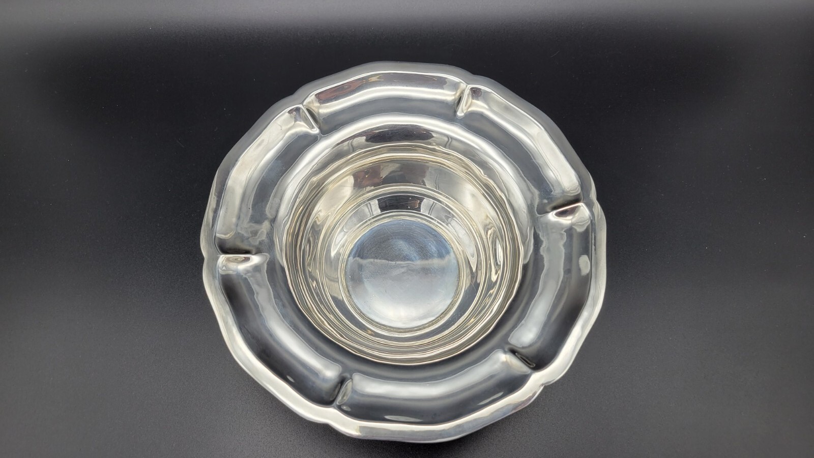 Vintage Mexican 950 Sterling Silver Bowl, 6 1/8″, 169 grams
