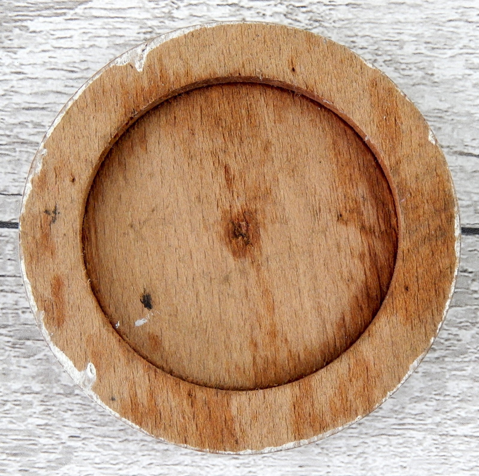 Vintage Unused 1930s Wooden Pattress for Dolly Light Switch Period House #C