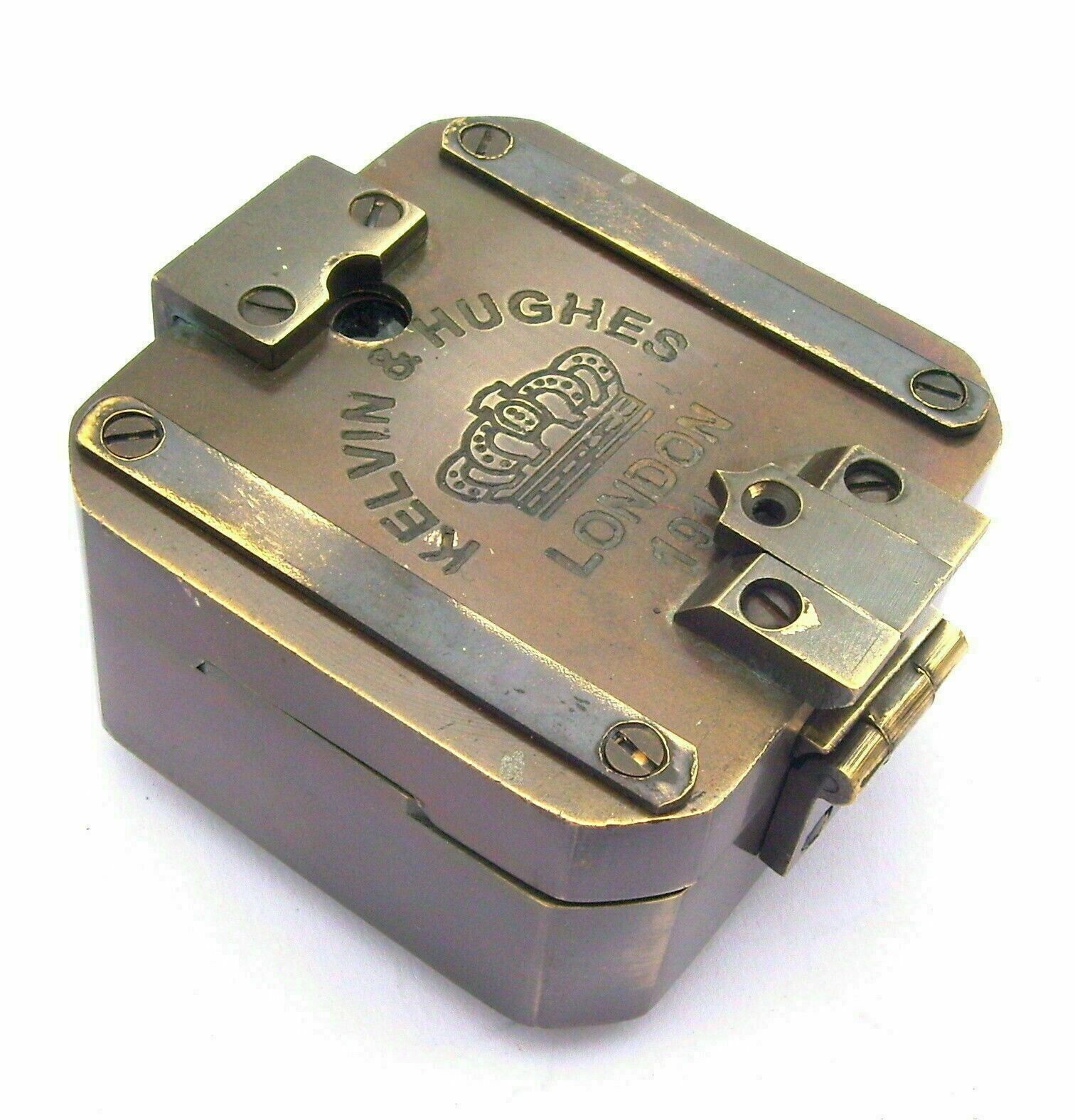 Kelvin & Hughes 1917 Brunton Compass Handmade gift Antique Vintage Brass Solid