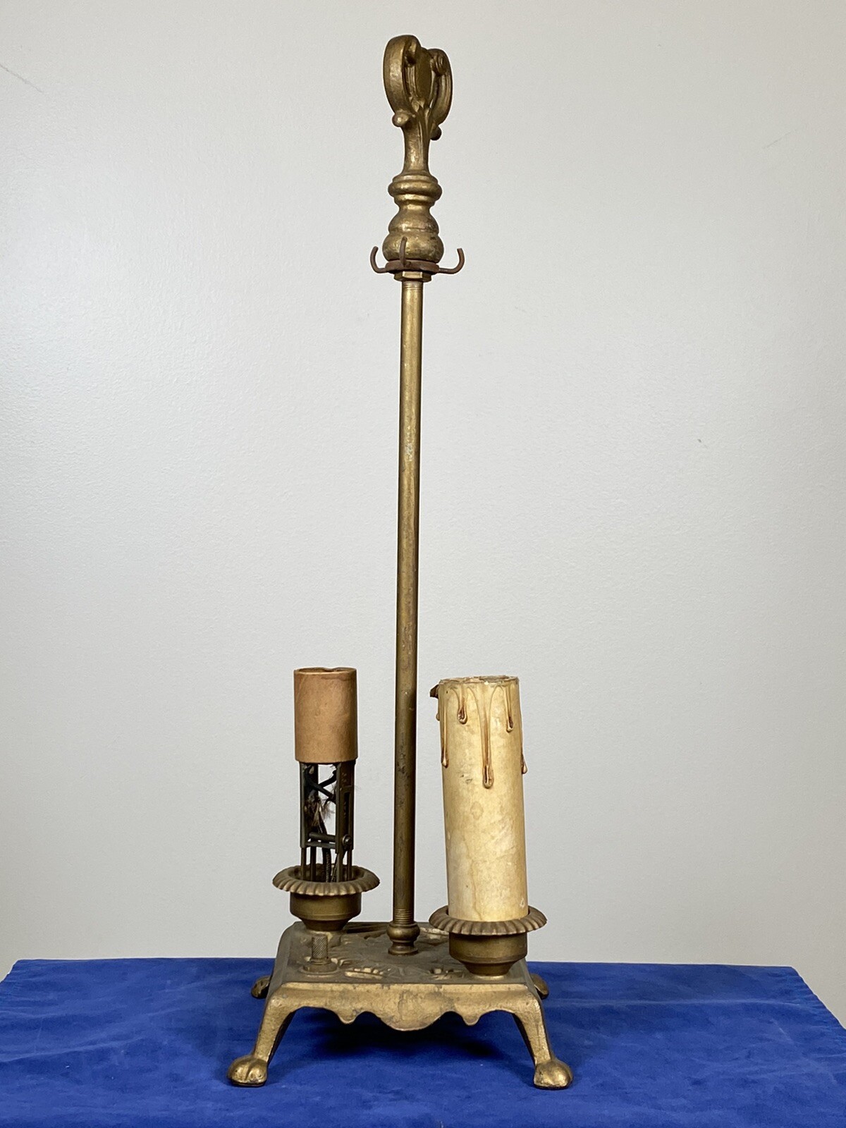Vintage Table Lamp Light Fixture ~ Arrow, Hart & Hegeman Wiring ~ 17 1/4″H