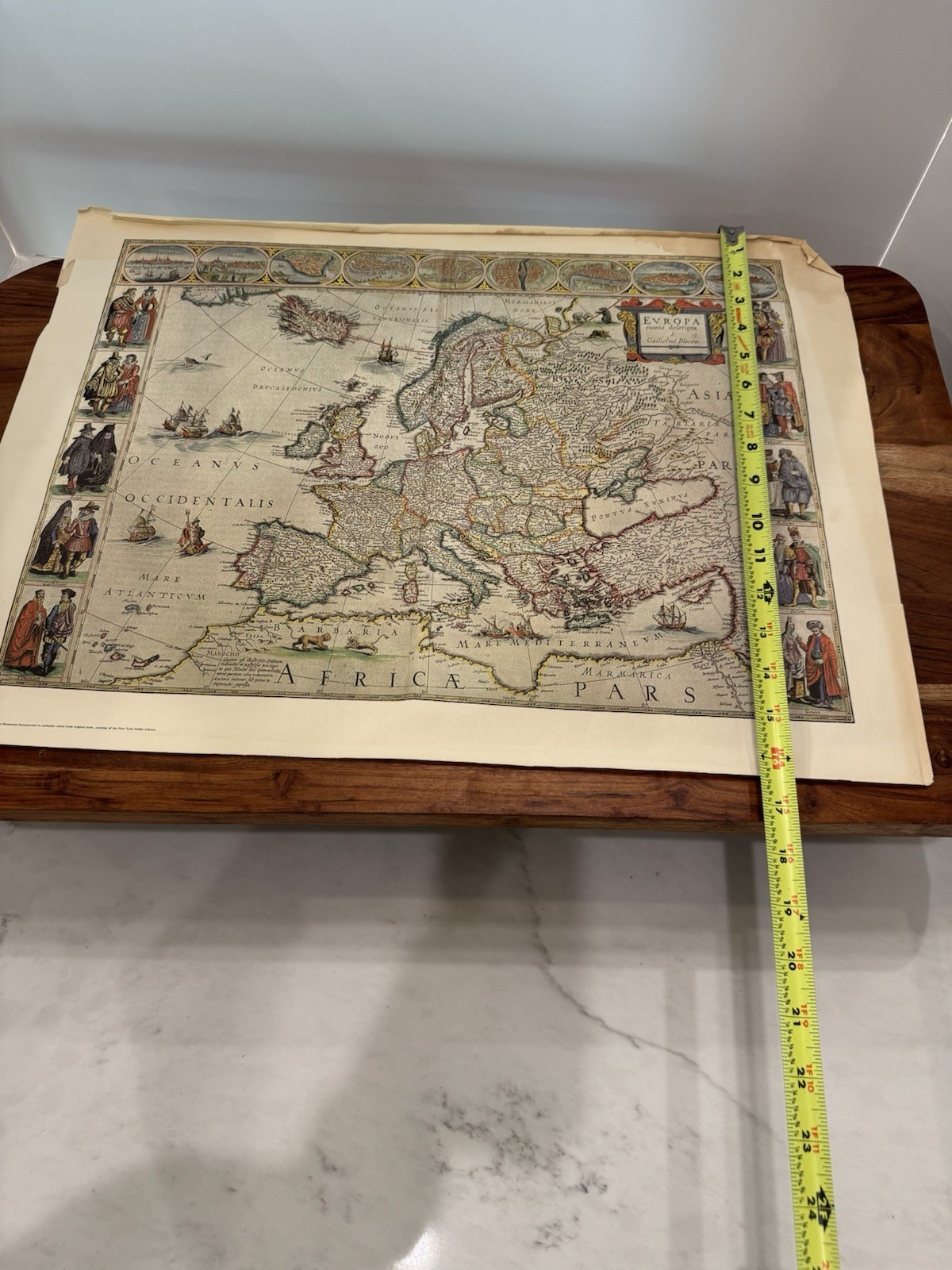 Guillaume Blaeu & Hammond Vintage Reproduction Atlas City Map Europe 1600-1699
