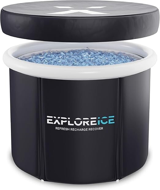 Explore Ice Bath Tub Max Extra Large Outdoor Inflatable Portable Athlete cold