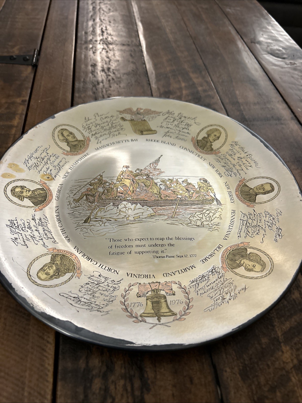 Reed & Barton Handcrafted BICENTENNIAL Damascene Limited Edition 1481/2000