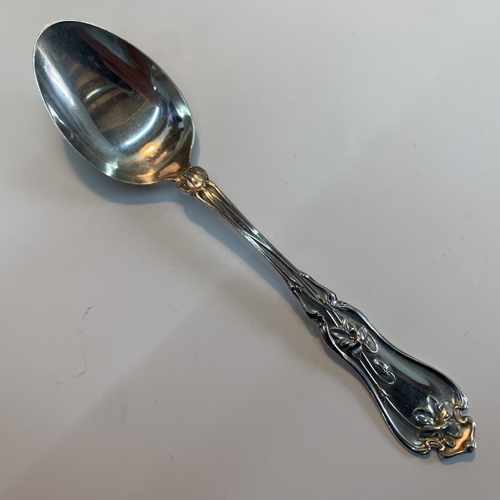 Whiting MFG Sterling Flatware, Violet, Demitasse, 3 15/16 inches