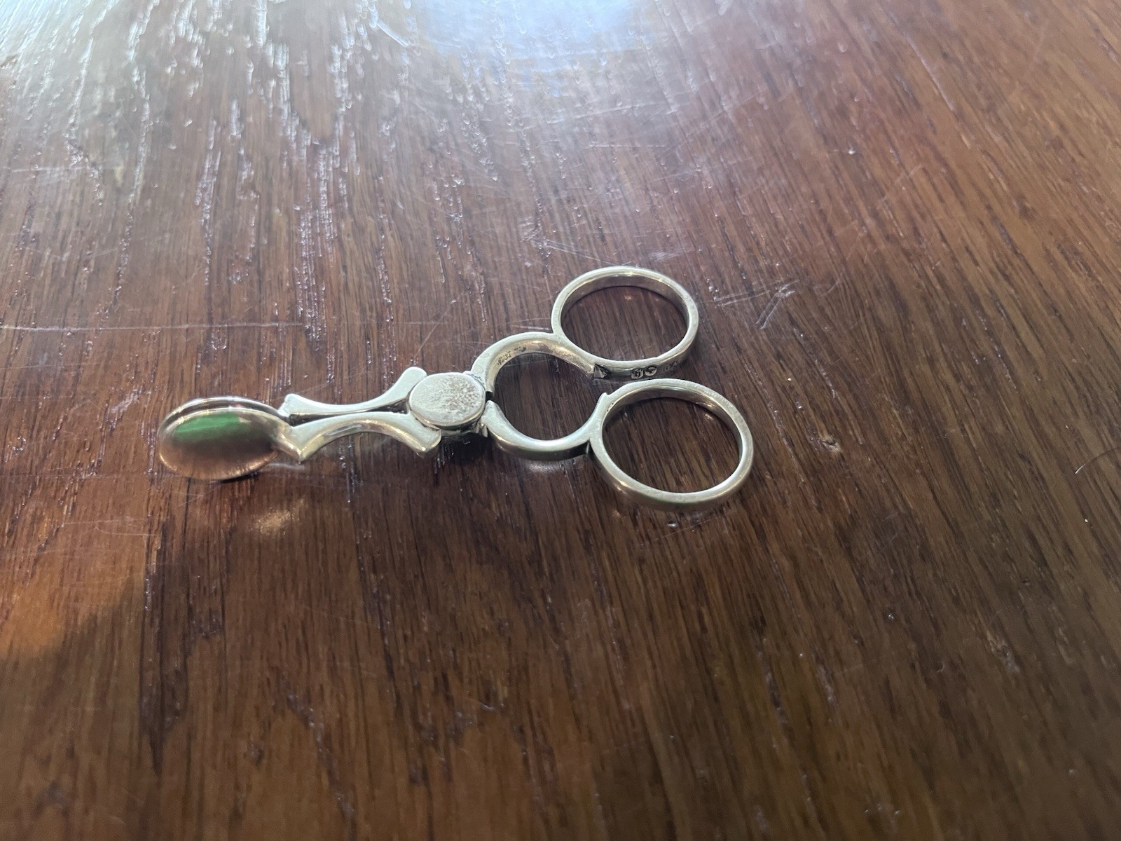 Vintage Silver Plate Scissor Sugar Nips Tongs Marked 90 Tea Sugar Cube Serving