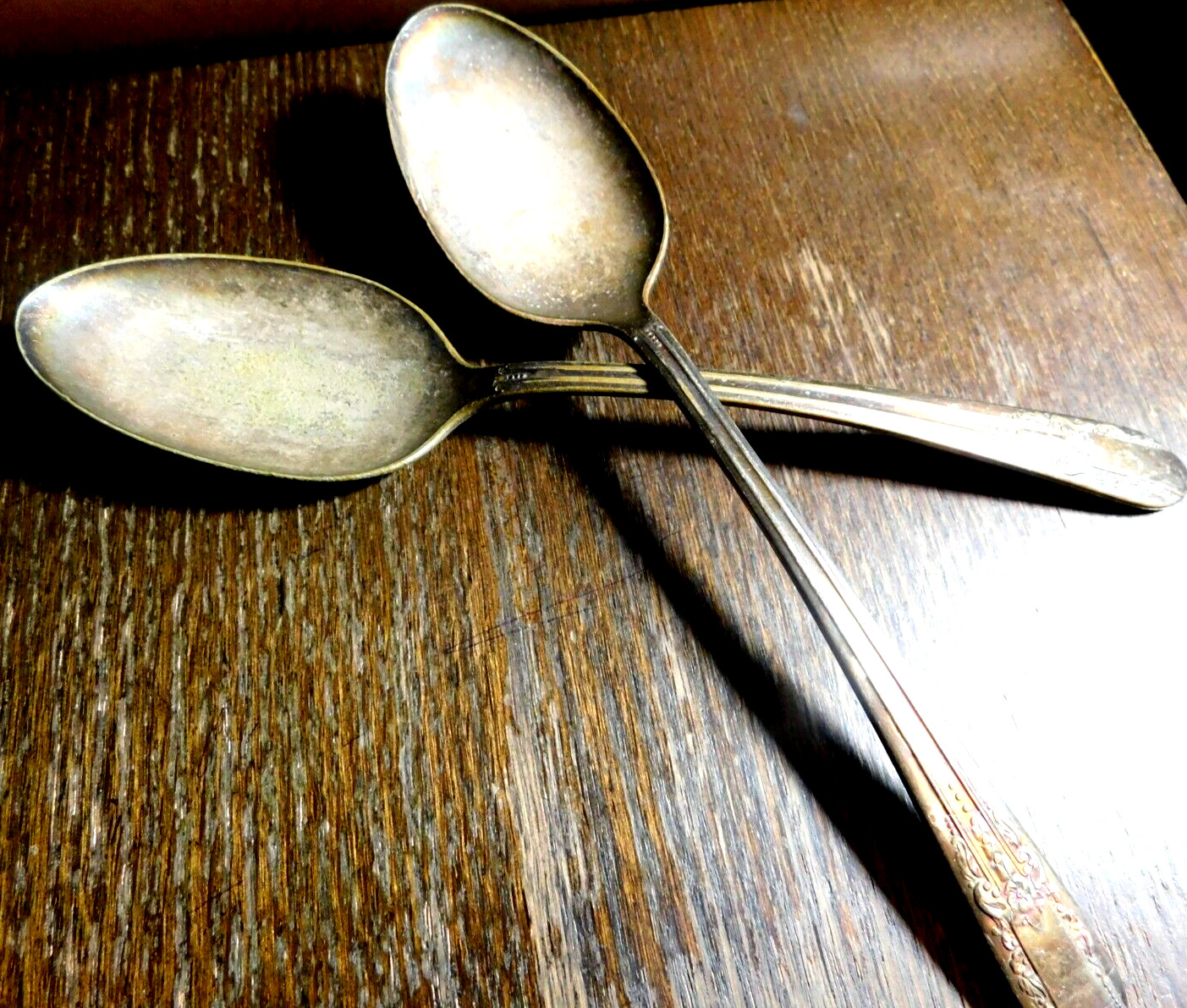 WM Rogers & Son~Silverware Original Extra Plate Silver Plated Oval 2 Tbsps.