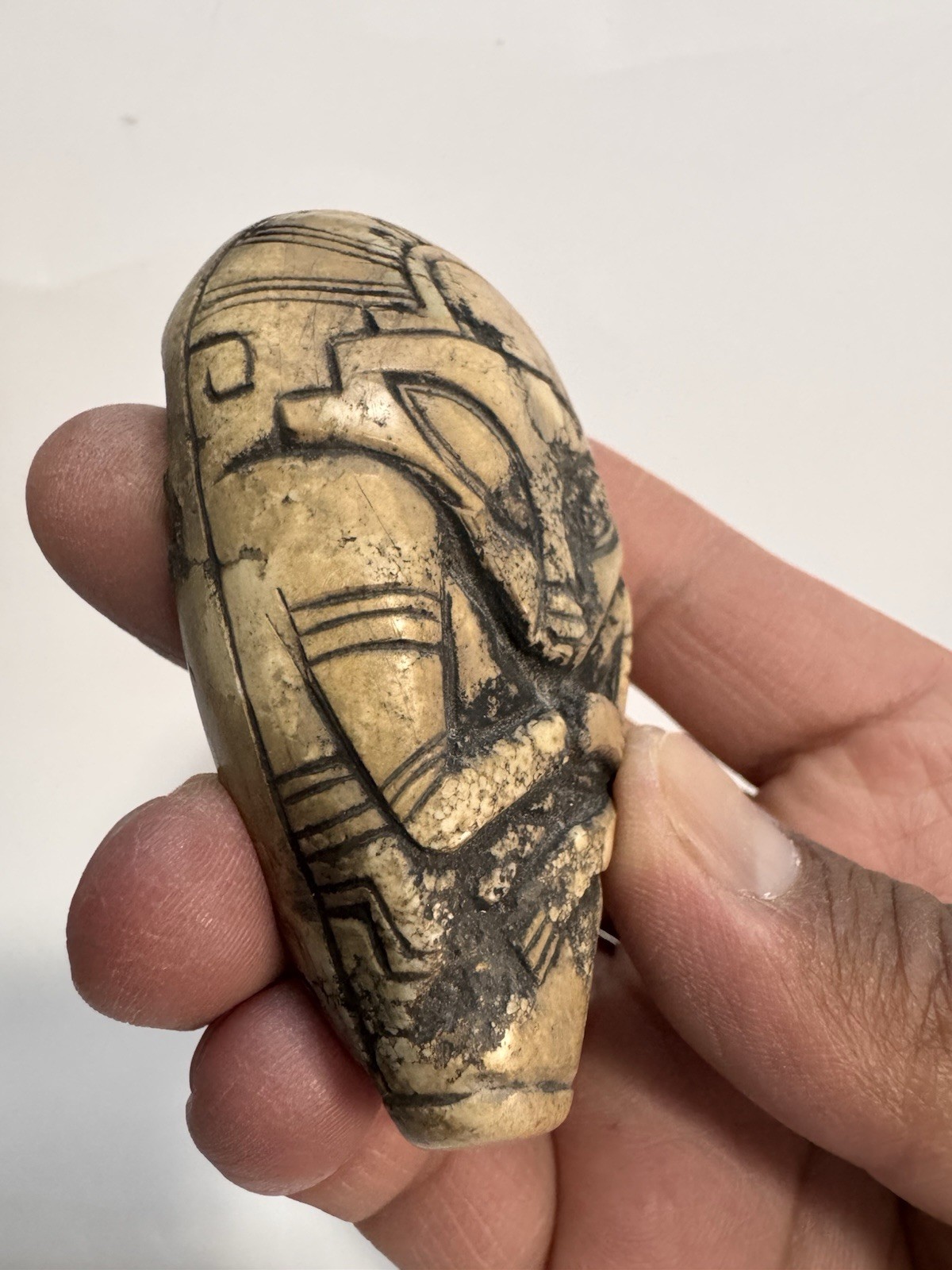 Ojuelos De Jalisco Authentic Ancient 👽 Stone Ceremonial Pipe