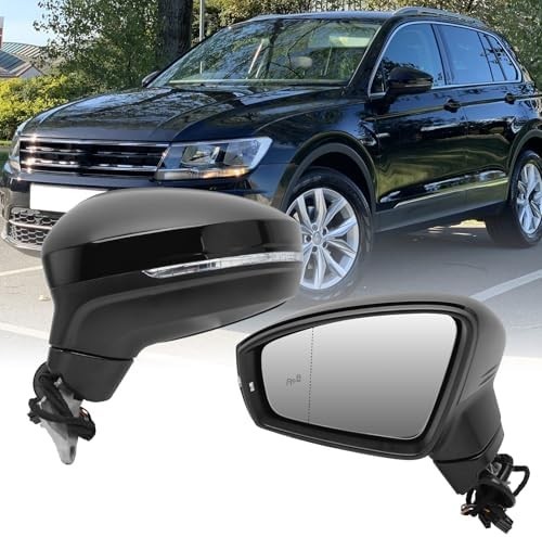 Left Driver Electric Side Mirror Compatible with Volkswagen Tiguan 2018 2019 …