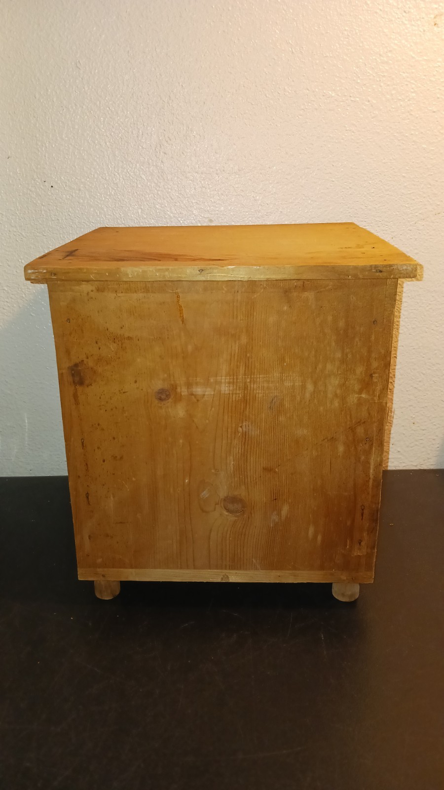Handmade Three Drawer Cabinet Tool Storage Tabletop Apothecary Chest 14″