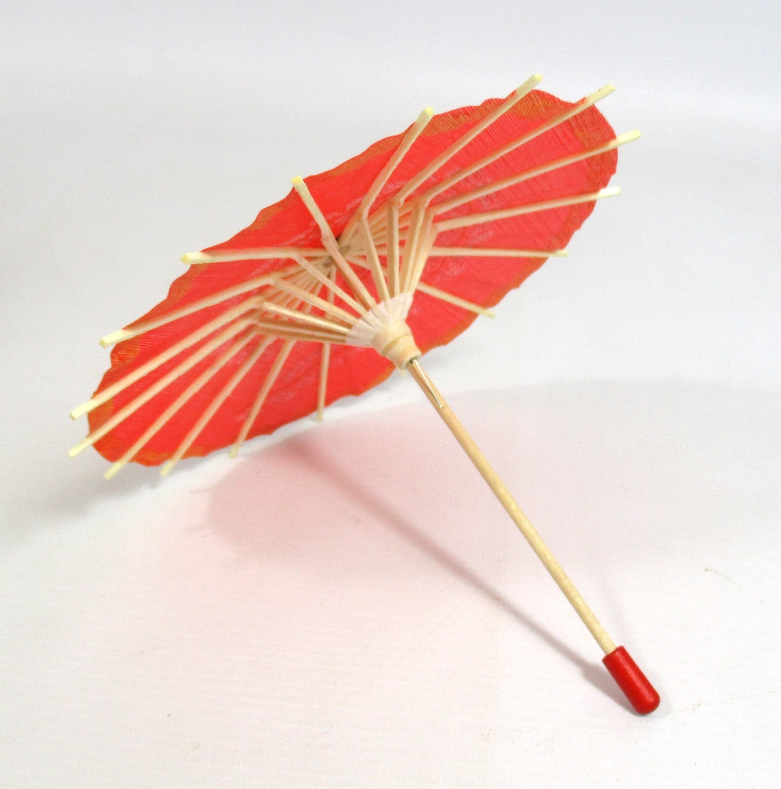 Vintage Zhong Yi Fang Japanese Geisha Doll with Parasol 33cm in Original Box