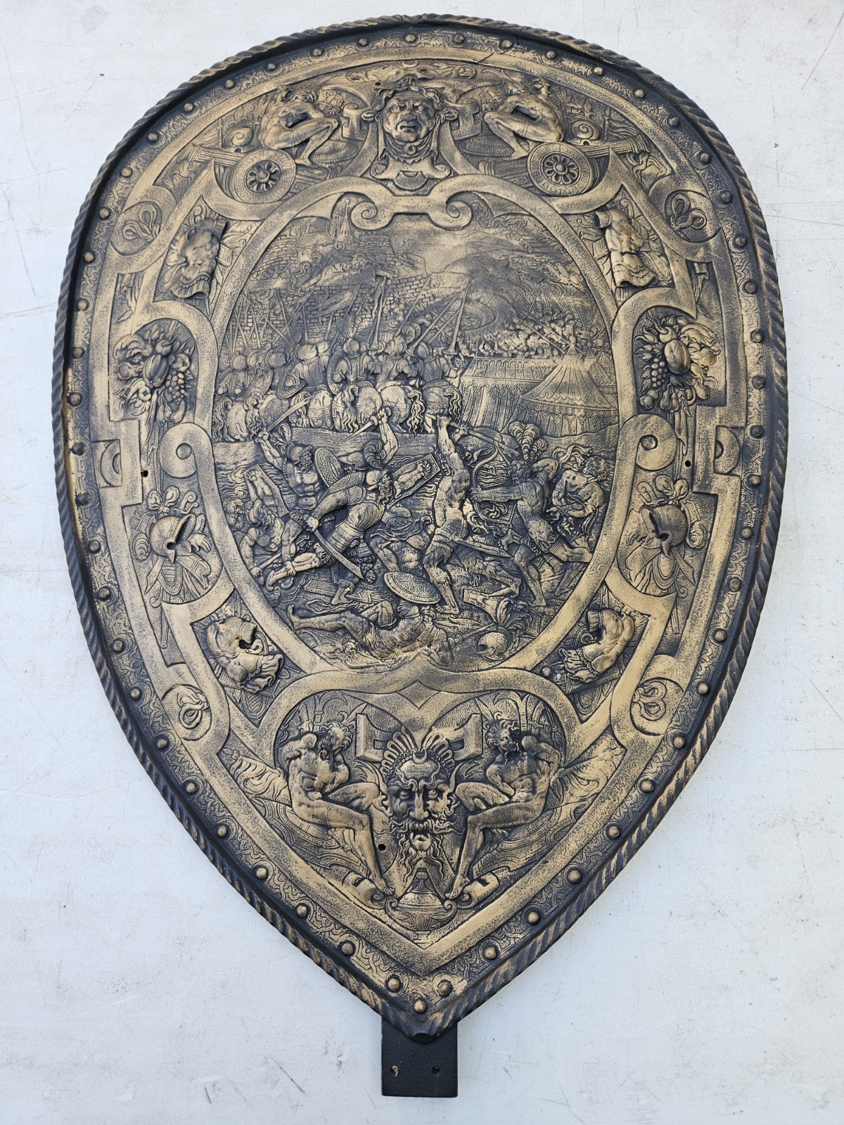 19th Century Decorative Reproduction of Shield of Henry II of France (16th Cent)