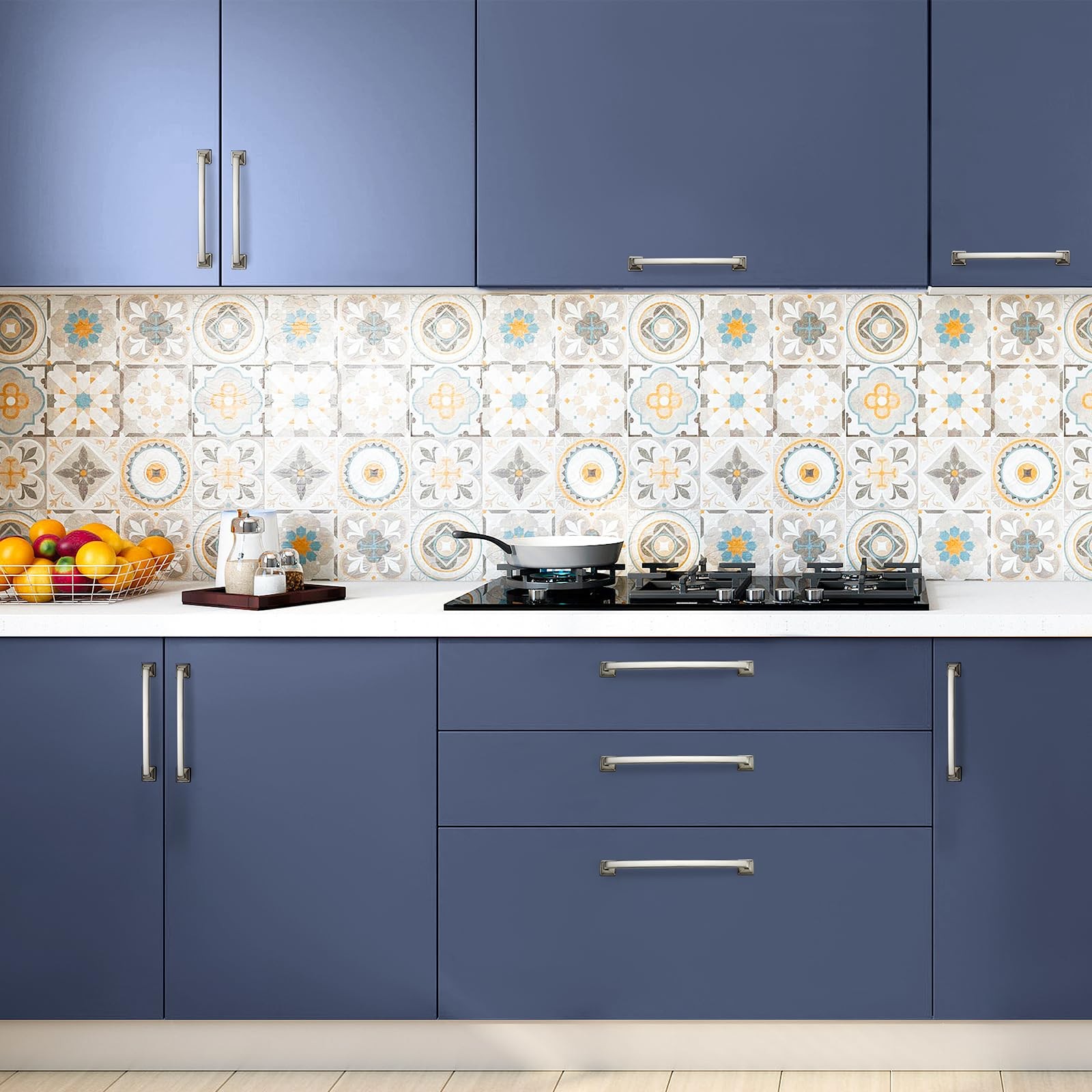 Ravinte 25 Pack Solid 7-1/2 Square Foot Arch Pulls Kitchen Cabinet Handles