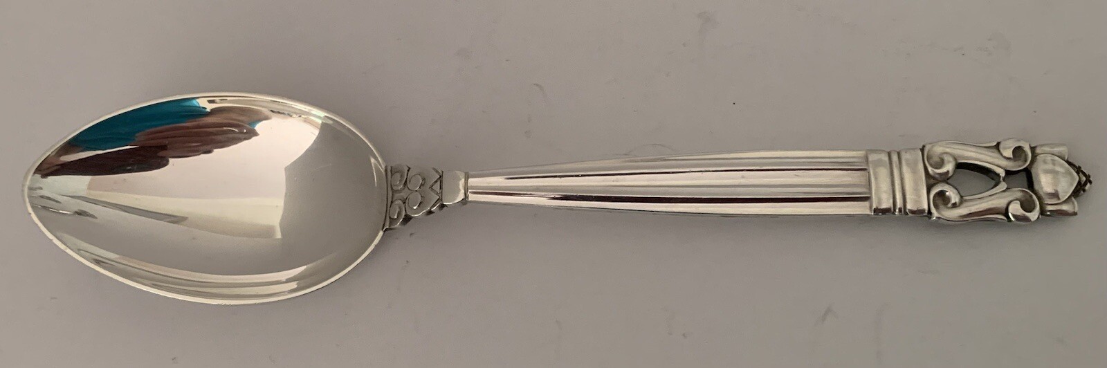 GEORG JENSEN ACORN PATTERN STERLING 5 3/4” TEASPOON(S)