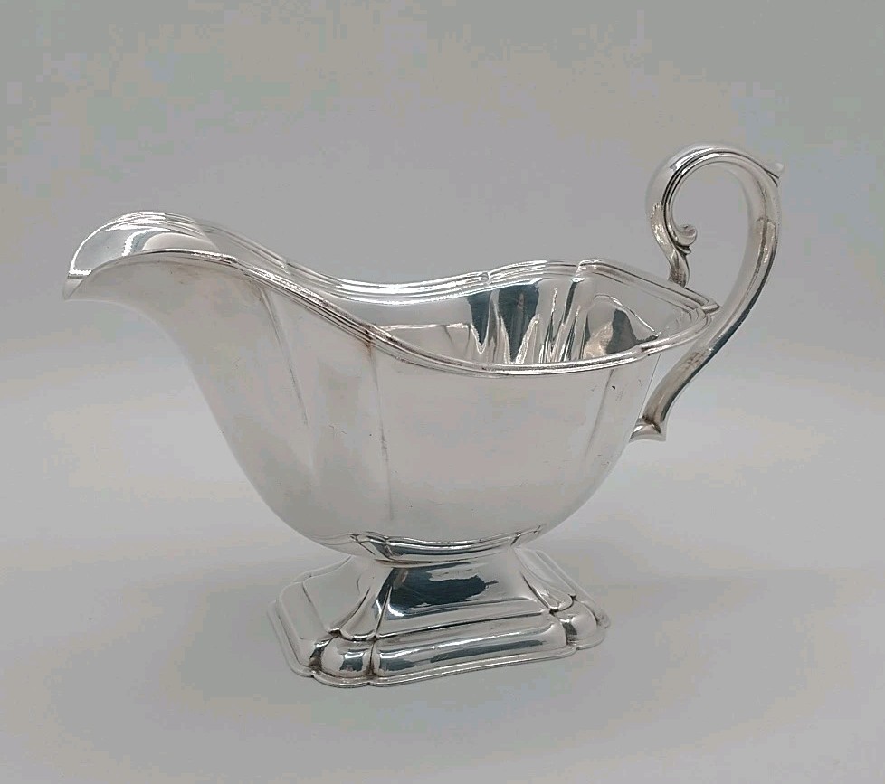 Antique International Silver Large Chadwick Silverplate Gravy Boat