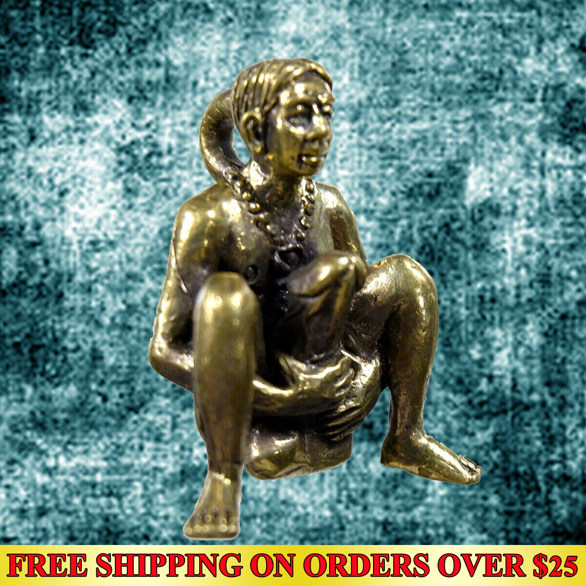 Thai Amulet Pendant Charming Attractive Ai Ngang, Lucky Love Man Magic Fetish FS