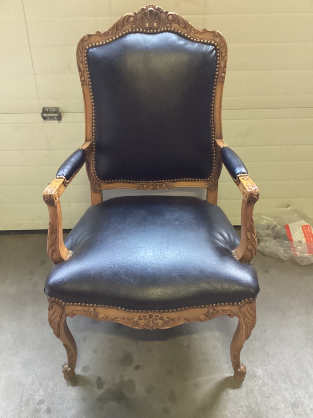 Stunning French Louis XV Style Arm Chair In Excellent Condition