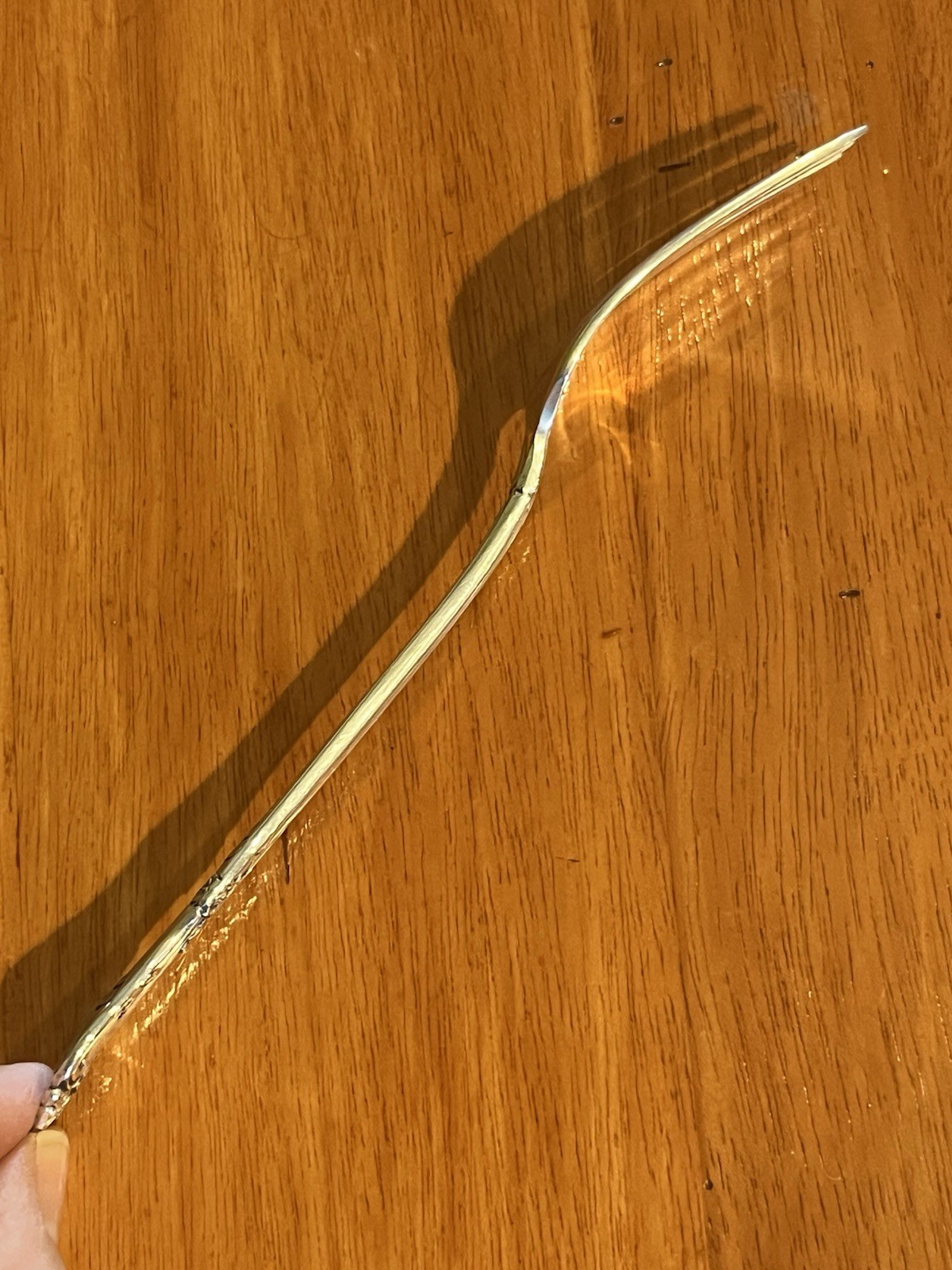 ONEIDA ~ AFTERGLOW ~ STERLING SILVER 6-1/2” SALAD FORK NO MONOGRAM .925 ~ 36g