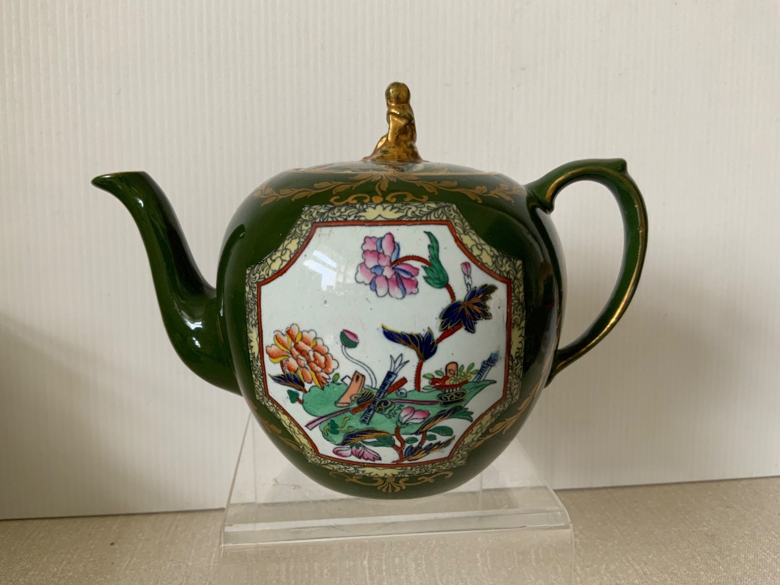 ANTIQUE REAL IRONSTONE CHINA TEAPOT – ASHWORTH & MASON’S INTEREST – DAMAGED
