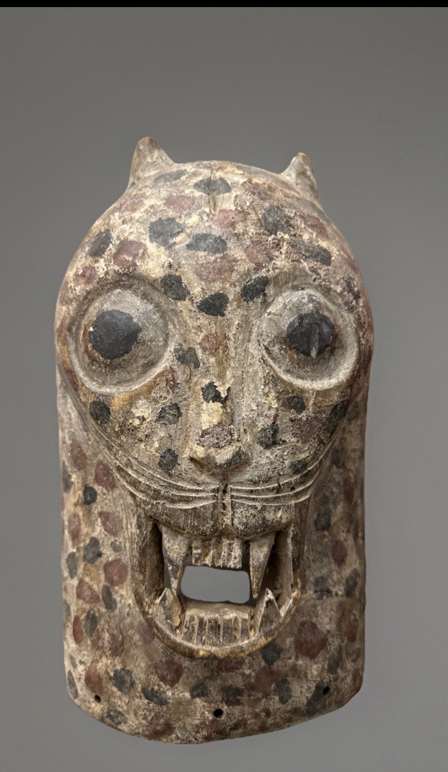 An Authentic African Luba Mask -DR Congo -H13 inch -wide9 inch