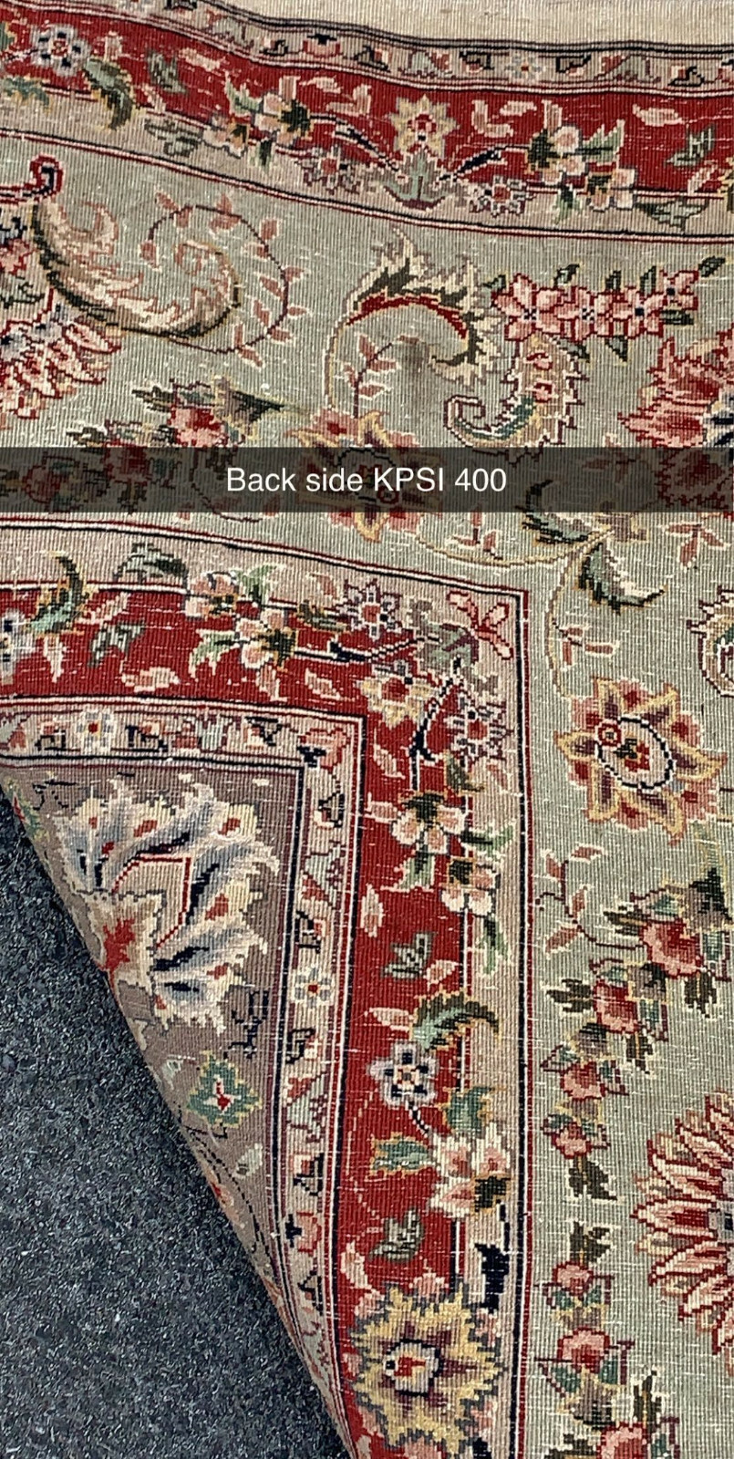 9X12FT AMERICAN EXCEPTIONAL SUPER FINE RUG Ca 1980- 60 RAJ