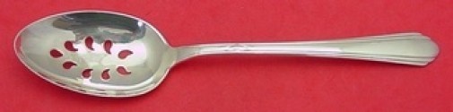Lady Constance by Towle Sterling Silver Serving Spoon Pcd 9-Hole Custom 8 5/8″