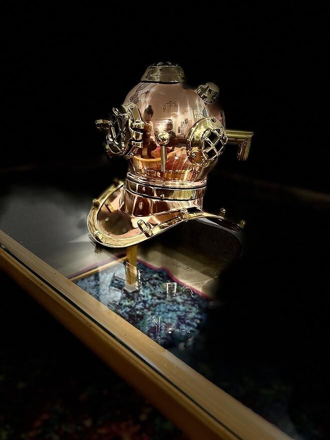 Handcrafted Divers Diving Helmet Miniature US Navy Replica Marine Sea Mini Diver