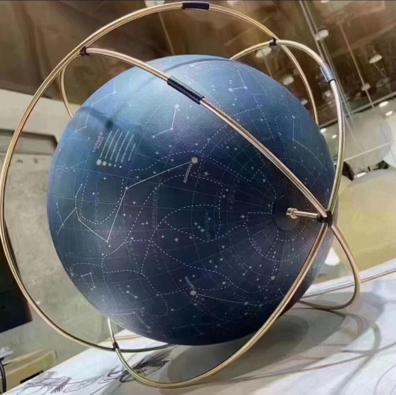 Hermès Apollo 24 Celestial Globe , Retail $29k