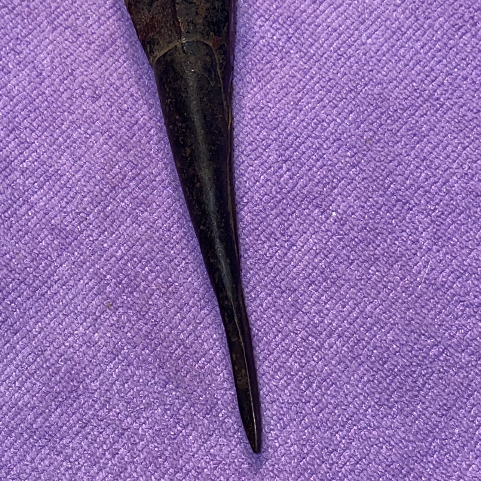 Antique Wood And Steel Tibetan Phurbu or Ritual Dagger 12 1/2” Long