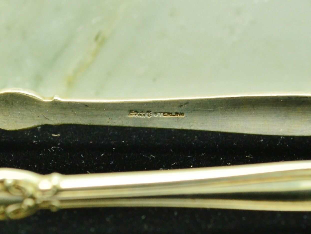 925 Sterling Silver Gorham Large Sugar Cube Tong Buckingham 5″ 38.7g