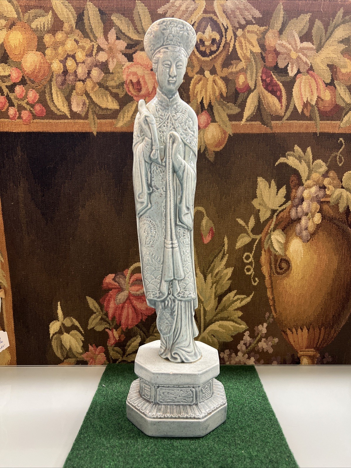 Blanc De Chine Style 26in Porcelain Statue