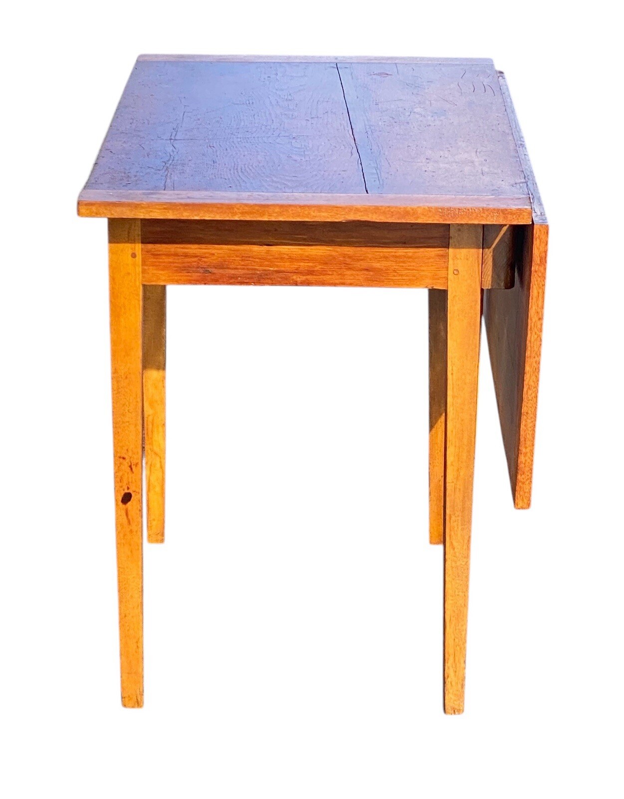 Antique Hepplewhite Drop Leaf Tavern Table / Bakers Table