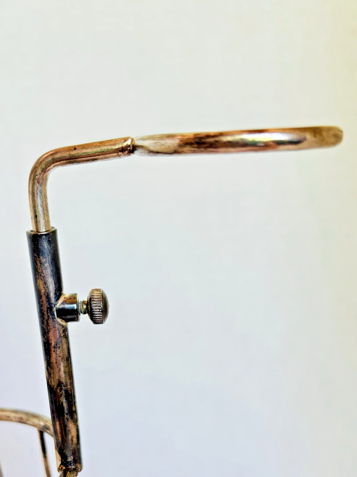 Antique Gorham Silver Plate Wine Bottle Holder Pourer Adjustable Handle