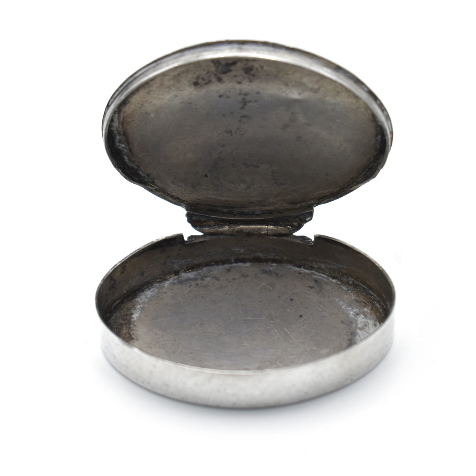 Samuel Pemberton Georgian Solid Silver Patch Box Snuff Box Circa 1790
