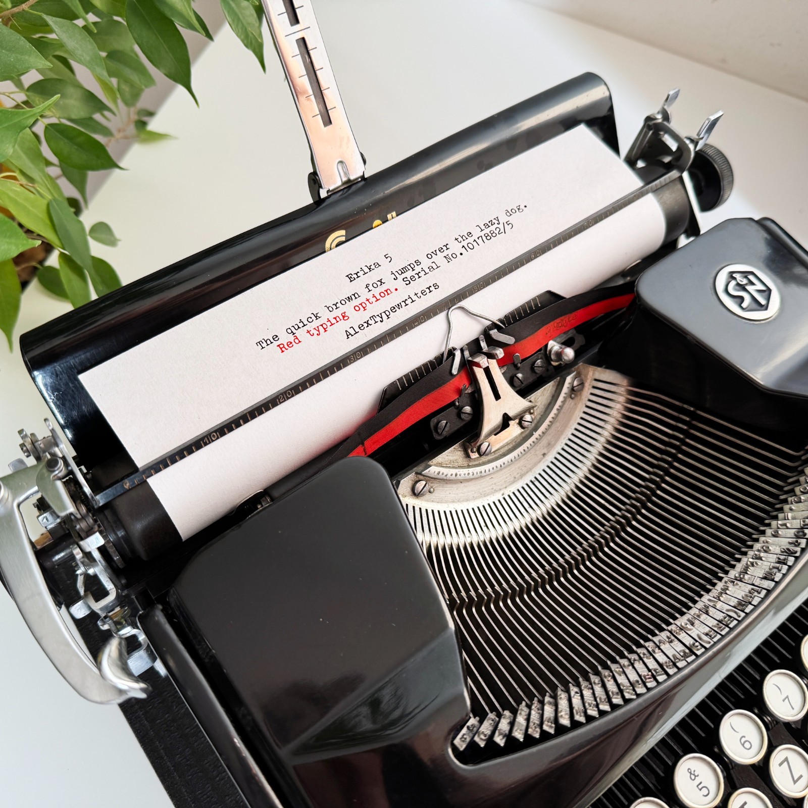 Erika 5 Typewriter | 1930s | Working | Serviced | UPS 3-Day to US/CAN