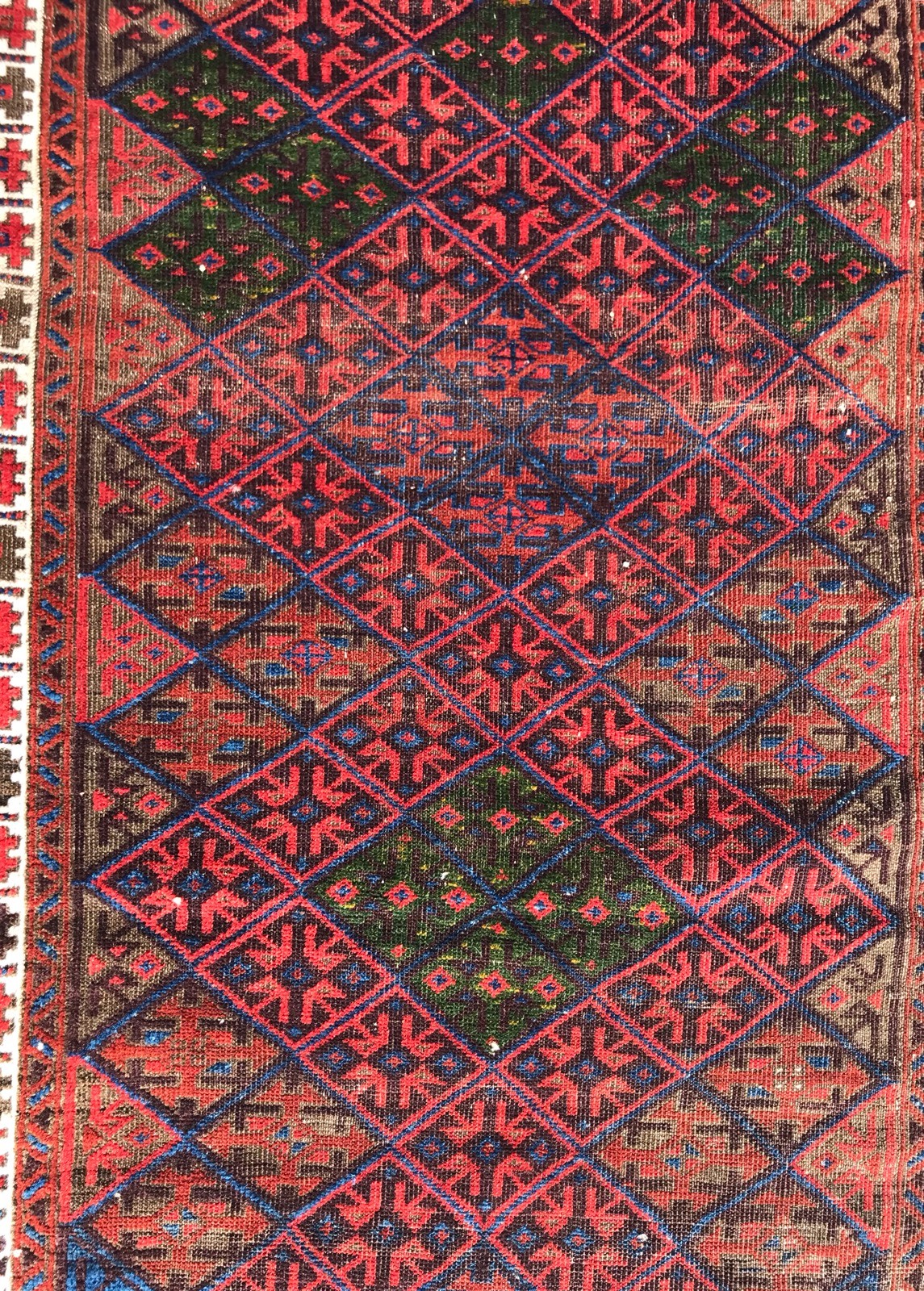AN AWESOME, SPECTACULARS, THREE DIMENSIONAL, BALUCHSTAN TRIBAL RUG