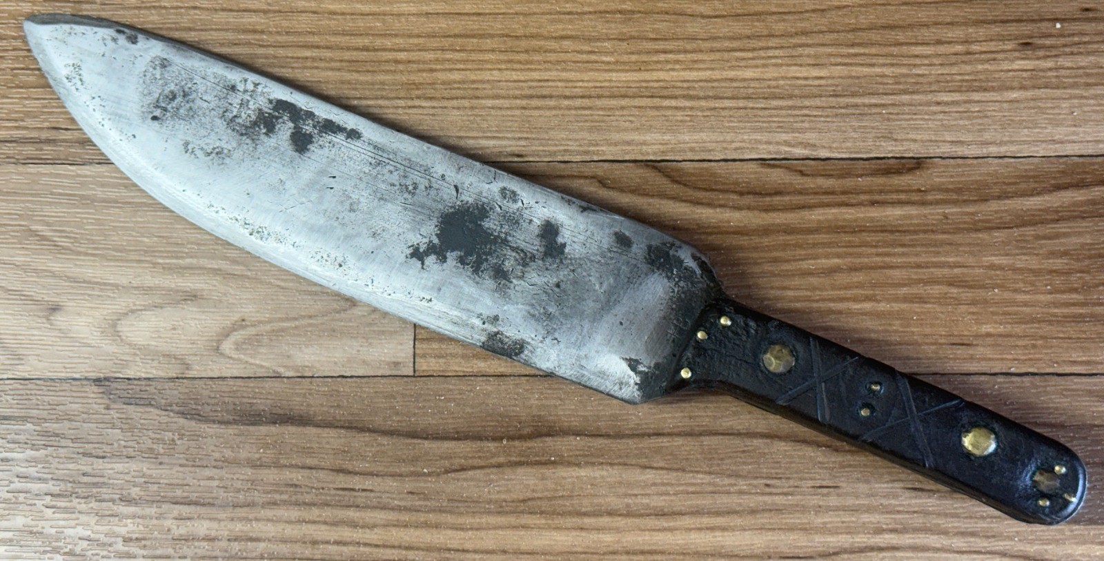 Original Hudsons Bay Company Camp Knife 1820’s HB Marked Forged Blade Heavy!