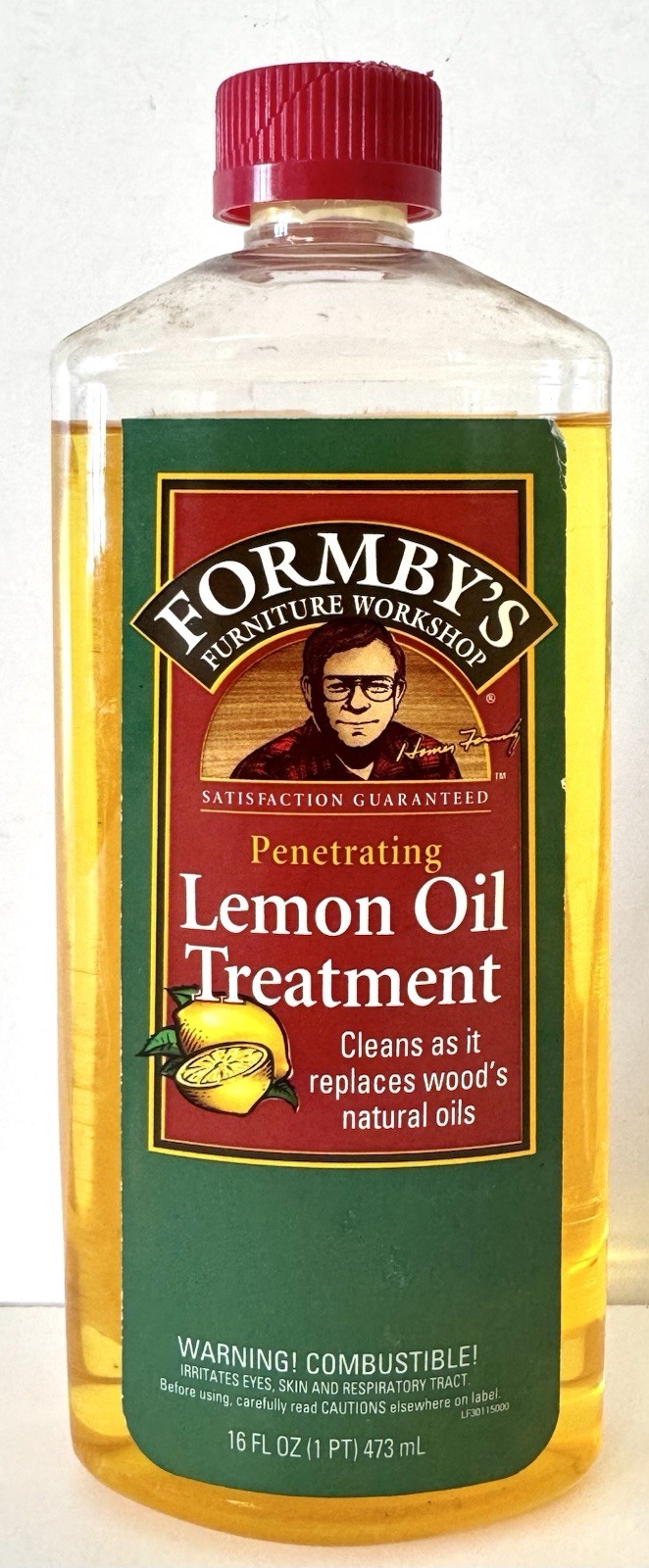 Formby’s Penetrating Lemon Oil Wood Furniture Treatment BIG 16oz Discontinued